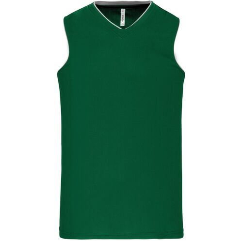 Camiseta de baloncesto para nios Mod. PROACT Verde Kelly Talla 6/8