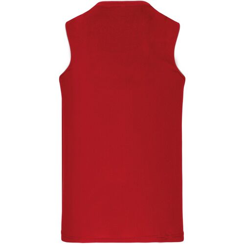 Camiseta de baloncesto para nios Mod. PROACT Rojo Talla 6/8