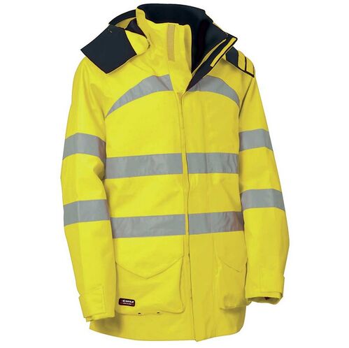 Parka de alta visibilidad de GORE-TEX Mod. DEVON Amarillo Fluor Talla 48