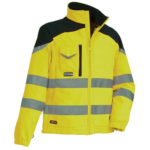 Softshell de alta visibilidad con WINDSTOPPER Mod. NANSEN Amarillo Fluor Talla 48