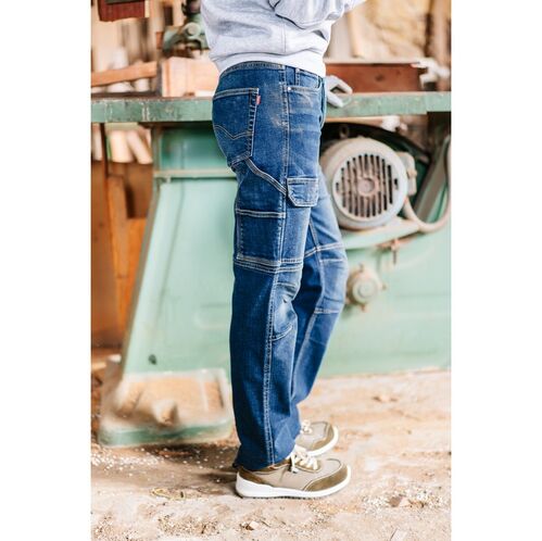 Pantalón vaquero elástico y multibolsillos Mod. 103028S Talla XL