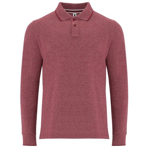 Polo de manga larga Mod. DYLAN (256) Granate Vigoré  Talla XXL