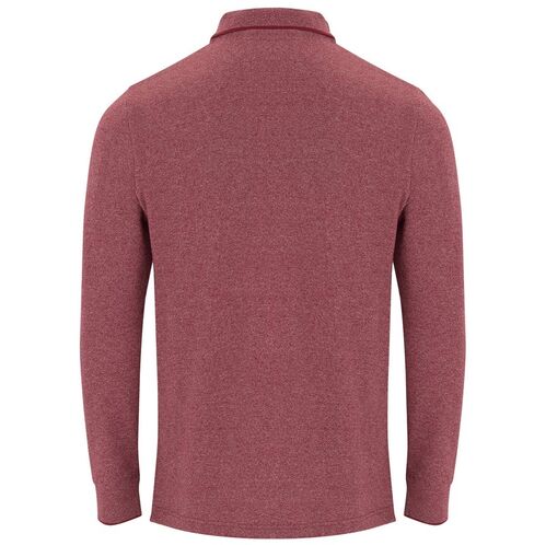 Polo de manga larga Mod. DYLAN (256) Granate Vigoré  Talla XXL