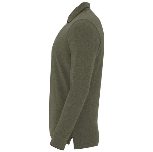 Polo de manga larga Mod. DYLAN (153) Verde militar oscuro vigore Talla S
