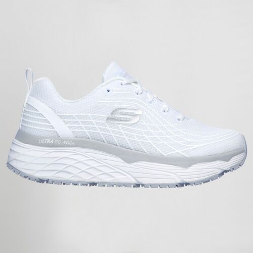 Zapato de trabajo Mod. MAX CUSHIONING ELITE SR SKECHERS MUJER Blanco Talla 35