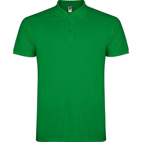 Polo de hombre de manga corta Mod. STAR KIDS (216) Verde Tropical Talla 1/2