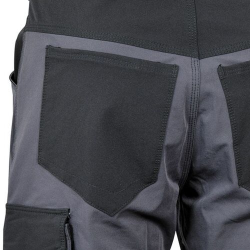 Bermudas multibolsillos elástica Mod. BORTAN Gris Talla 40