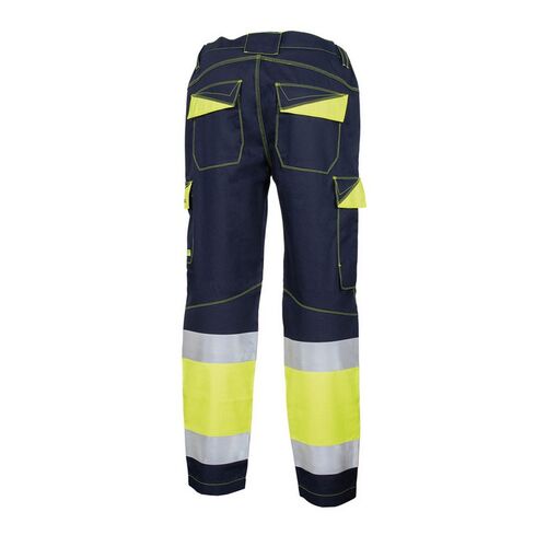 Pantalón multiunorma Mod. FLAREND Amarillo Fluor Talla 42