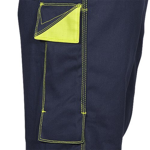 Pantalón multiunorma Mod. FLAREND Amarillo Fluor Talla 42