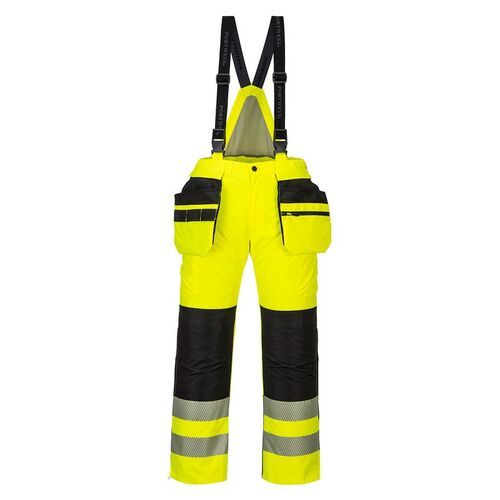 Pantalón de alta visibilidad Mod. PW351 INVIERNO Amarillo Fluor / Negro Talla L