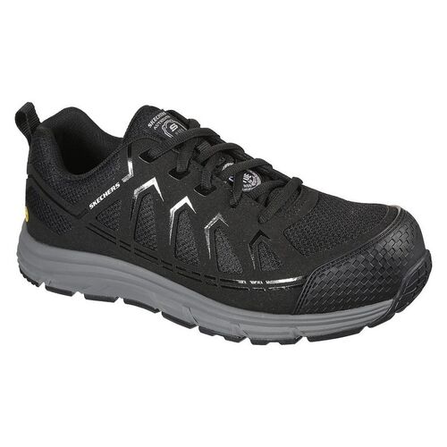 Zapato de seguridad Mod. MALAD SKECHERS Negro Talla 39