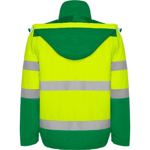 Cazadora de alta visibilidad Mod. EPSYLON Amarillo Fluor / Verde Talla S