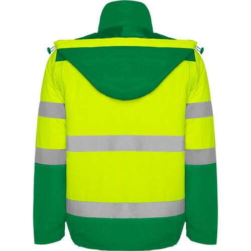 Cazadora de alta visibilidad Mod. EPSYLON Amarillo Fluor / Verde Talla L