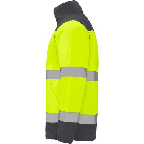 Cazadora de alta visibilidad Mod. EPSYLON Amarillo Fluor / Plomo Talla L