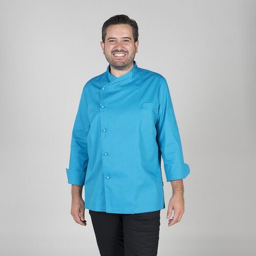 Chaqueta de cocina mod. TERAMO Turquesa (115) Talla XS