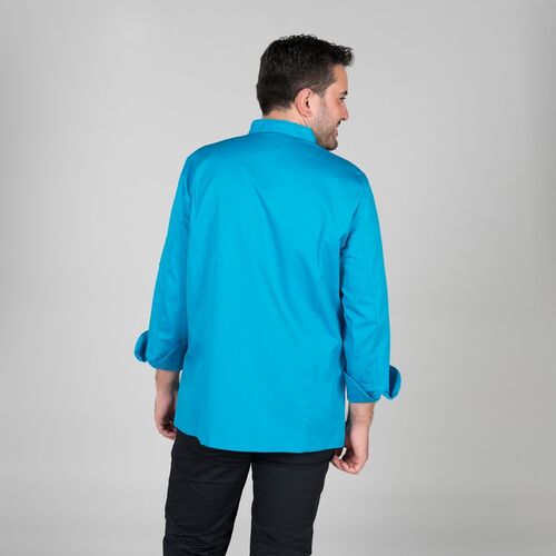 Chaqueta de cocina mod. TERAMO Turquesa (115) Talla XS