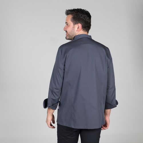 Chaqueta de cocina mod. TERAMO Gris Marengo (139) Talla XS