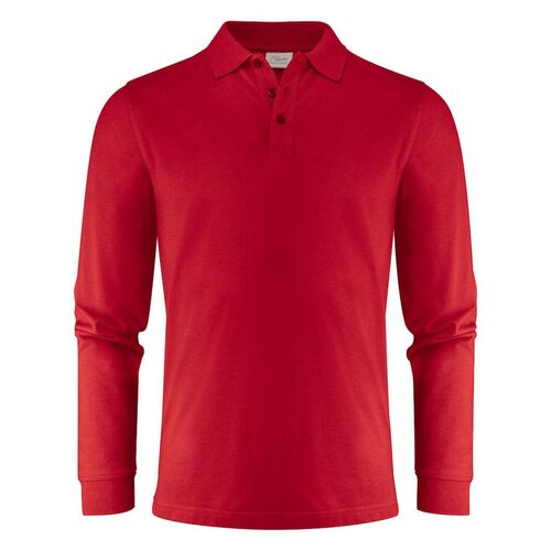 Polo de manga larga Mod. SURF PRO LS (400) Rojo Talla XS