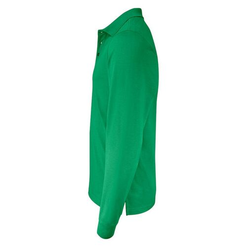 Polo de manga larga Mod. SURF PRO LS (728) Verde Primavera Talla XS