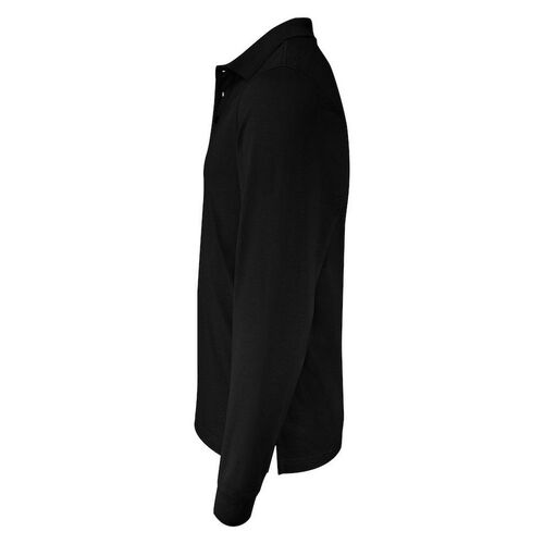 Polo de manga larga Mod. SURF PRO LS (900) Negro Talla XS