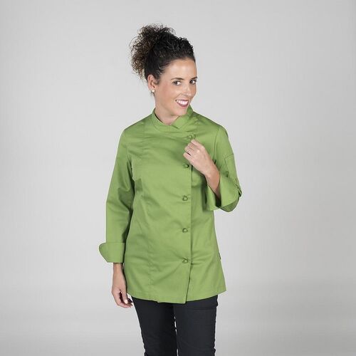 Chaqueta de cocina de señora mod. CATANIA Verde Oliva (121) Talla S