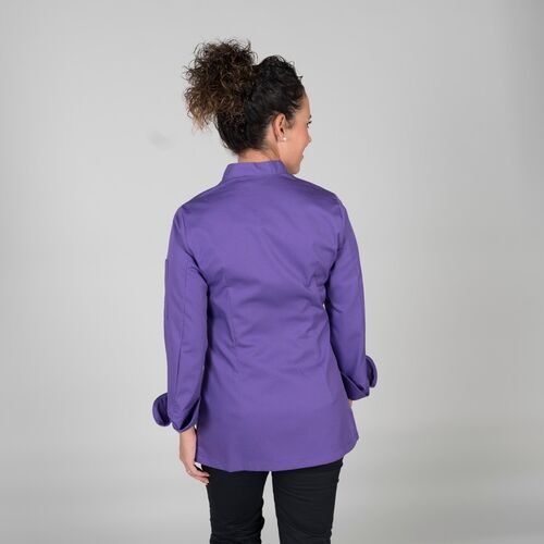 Chaqueta de cocina de seora mod. CATANIA Morado (136) Talla XS