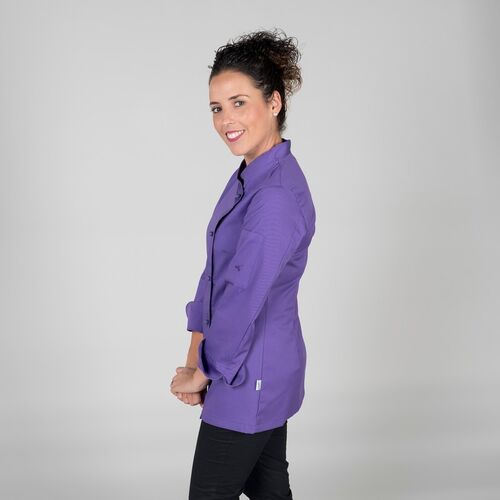 Chaqueta de cocina de seora mod. CATANIA Morado (136) Talla XS