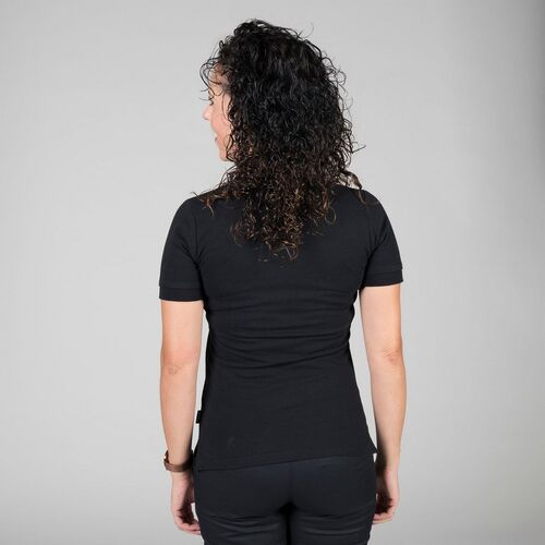 Polo de señora con cuello camisero (775) Estampado Gales Talla L