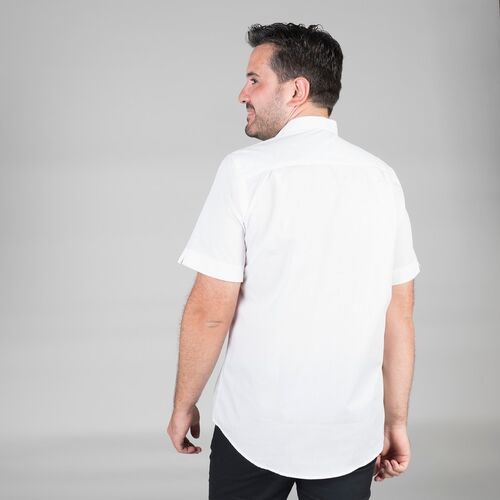 Camisa con cuello mao Mod. 2661 (101) Blanco Talla 40