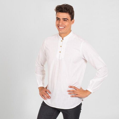 Camisa de caballero Mod. DANTE (101) Blanco Talla 38