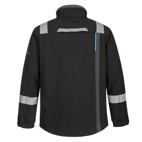 Softshell ignfugo con bandas reflectantes Mod. WX3 Negro Talla S