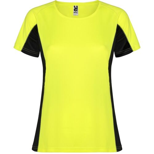 Camiseta técnica Mod. SHANGHAI WOMAN (221) Amarillo Flúor Talla S