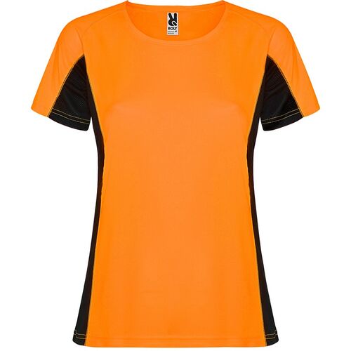Camiseta técnica Mod. SHANGHAI WOMAN (223) Naranja Flúor Talla L