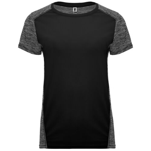 Camiseta técnica Mod. ZOLDER WOMAN (02243) Negro / Negro vigoré Talla S