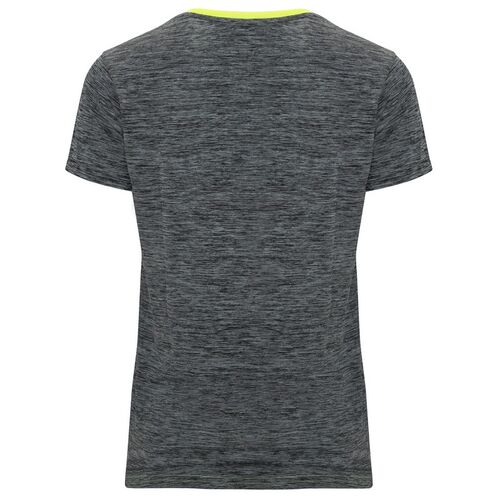 Camiseta técnica Mod. ZOLDER WOMAN (221243) Amarillo fluor / negro vigoré Talla L
