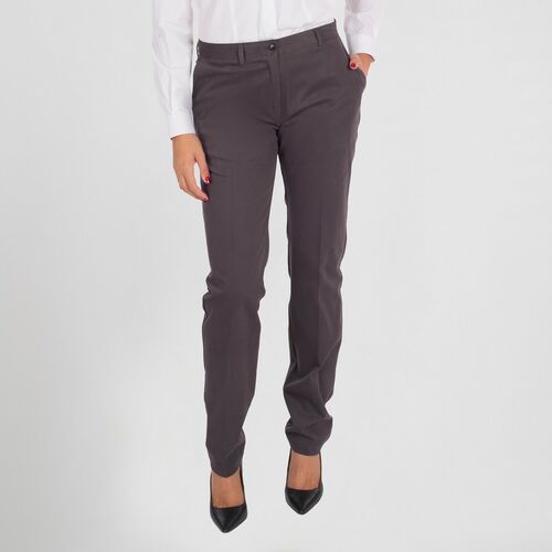 Pantaln chino para mujer con tejido COLD (139) Gris Marengo Talla 38