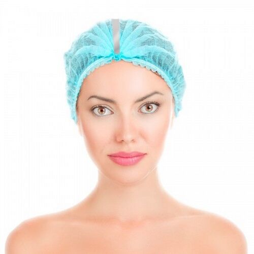 Gorro Recogepelo detectable en TNT de Polipropileno plegado en acordeón (Paq. 100 uds.)