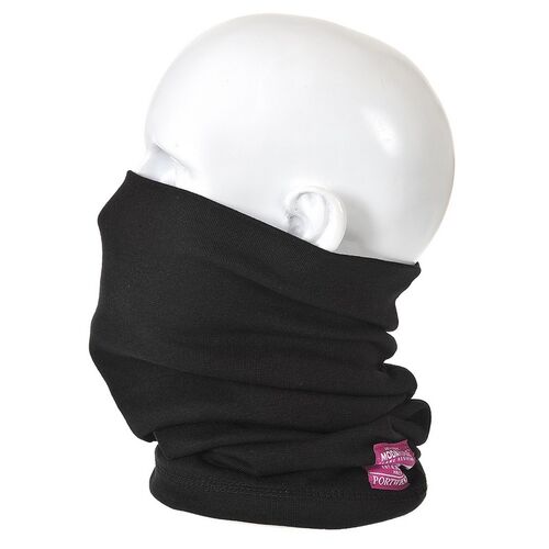 Braga para cuello ignífuga y antiestática