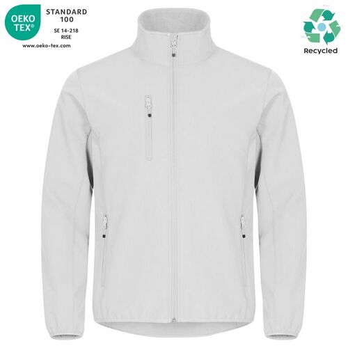 Chaqueta softshell Mod. CLASSIC SOFTSHELL JACKET Blanco (00) Talla XS