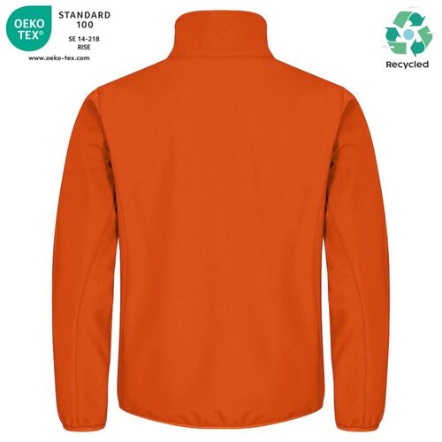 Chaqueta softshell Mod. CLASSIC SOFTSHELL JACKET Naranja rojizo (18) Talla S