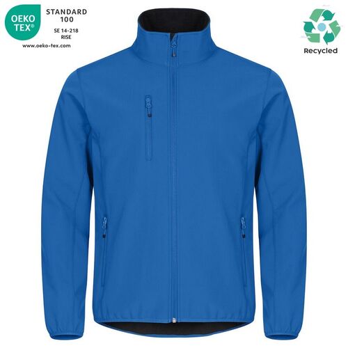 Chaqueta softshell Mod. CLASSIC SOFTSHELL JACKET Azul real (55) Talla S