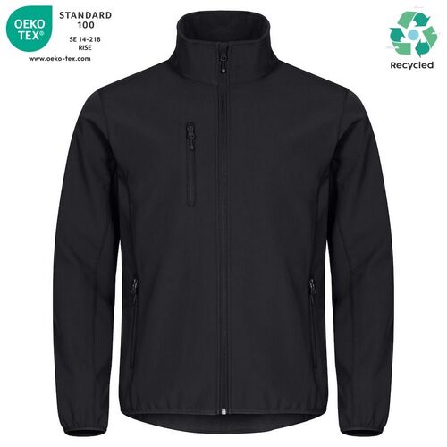 Chaqueta softshell Mod. CLASSIC SOFTSHELL JACKET Negro (99) Talla XS