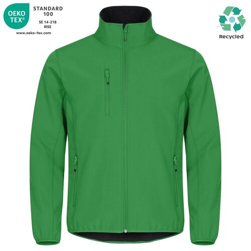 Chaqueta softshell Mod. CLASSIC SOFTSHELL JACKET Verde manzana (605) Talla XL