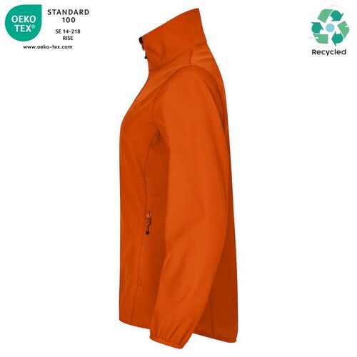 Chaqueta softshell Mod. CLASSIC SOFTSHELL JACKET LADY Naranja rojizo (18) Talla XS