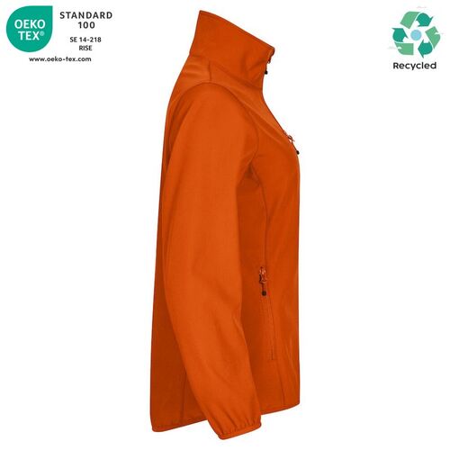 Chaqueta softshell Mod. CLASSIC SOFTSHELL JACKET LADY Naranja rojizo (18) Talla XS