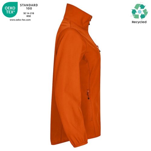 Chaqueta softshell Mod. CLASSIC SOFTSHELL JACKET LADY Naranja rojizo (18) Talla M