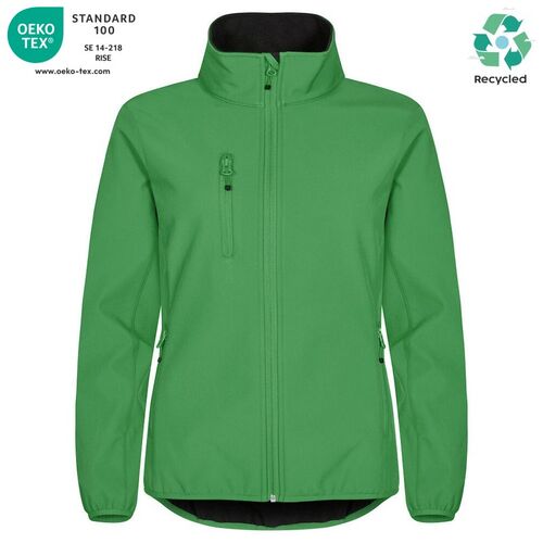 Chaqueta softshell Mod. CLASSIC SOFTSHELL JACKET LADY Verde manzana (605) Talla XS