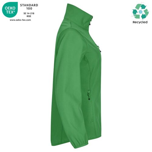 Chaqueta softshell Mod. CLASSIC SOFTSHELL JACKET LADY Verde manzana (605) Talla XS