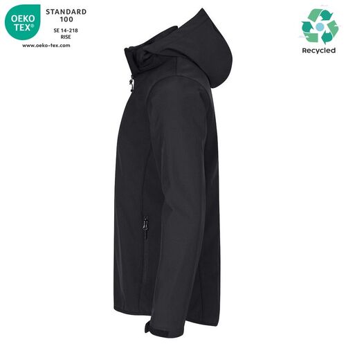 Chaqueta softshell Mod. CLASSIC SOFTSHELL HOODY Negro (99) Talla XS