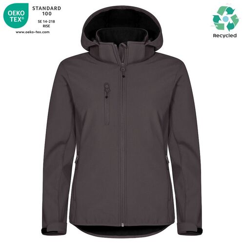 Chaqueta softshell Mod. CLASSIC SOFTSHELL HOODY LADY Gris (945) Talla XS